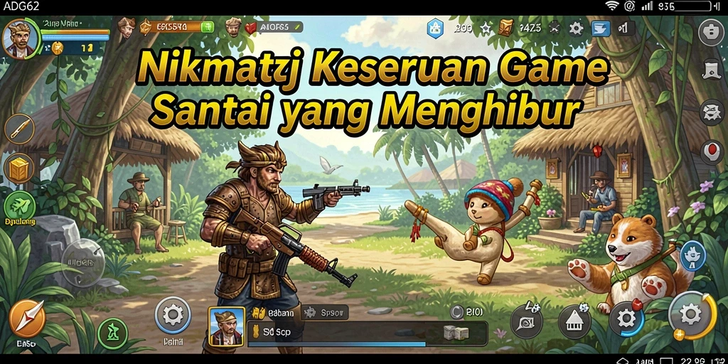 Gameplay seru ADG62 dengan karakter yang menghibur.