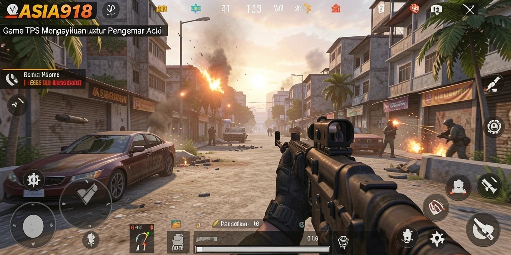 Tampilan gameplay ASIA918 yang menegangkan dan mengasyikkan saat bertarung.