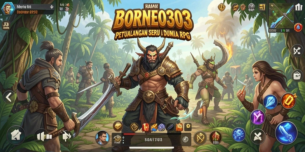 Tampilan gameplay epik dari <strong>BORNEO303</strong> yang memukau.