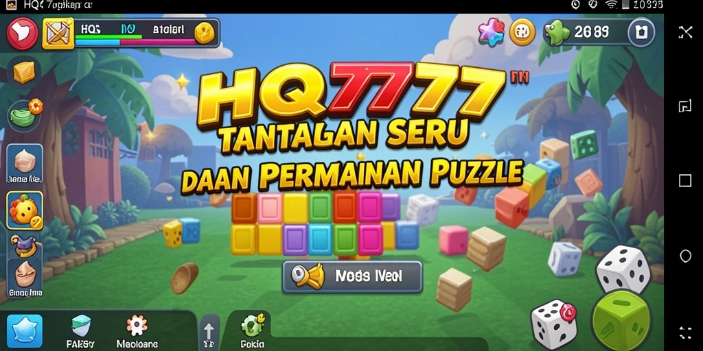 Tampilan screenshot dari gameplay puzzle yang menantang.