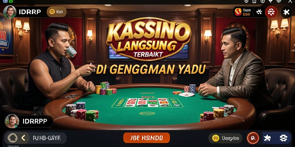 Tampilan gameplay Live Casino menarik di aplikasi IDRRP.