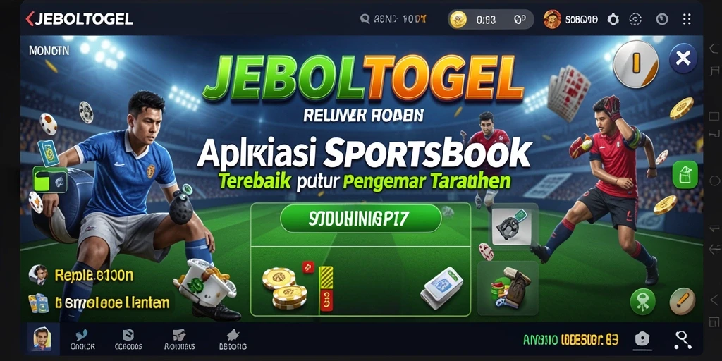 Tampilan menarik dari aplikasi JEBOLTOGEL dengan berbagai pilihan taruhan olahraga.