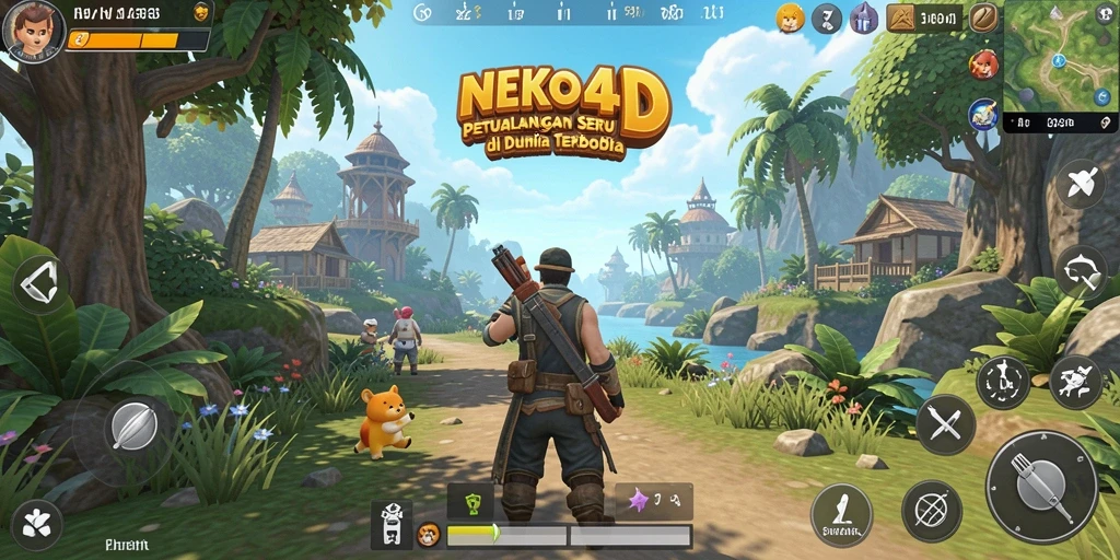 Tangkapan layar gameplay menyenangkan di dunia terbuka NEKO4D.