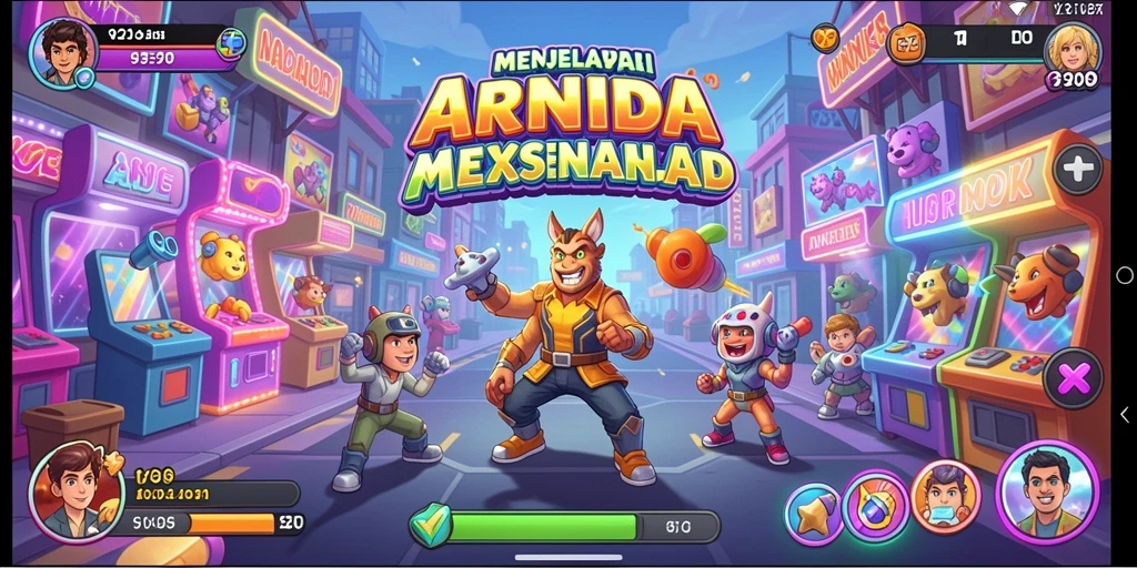 Menampilkan gameplay V21 yang seru dan penuh tantangan.