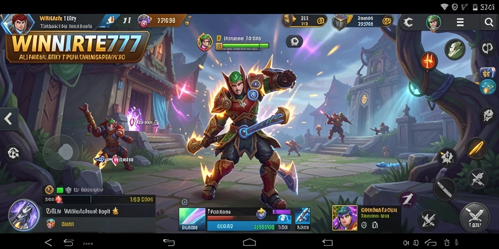 Tampilan antarmuka WINRATE777 yang modern dan intuitif.
